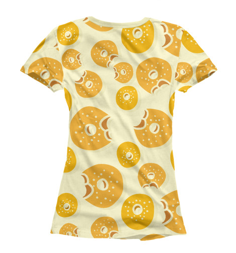 

Футболки Print Bar, Белый, Пончики