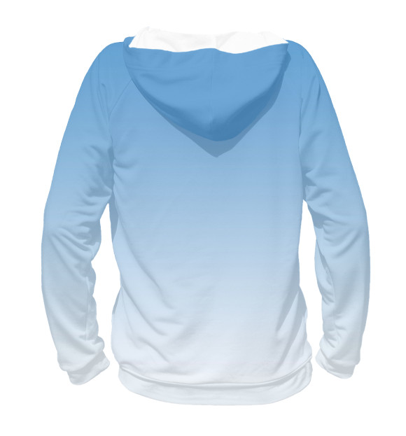 Мужское худи с изображением Смурфики цвета Белый