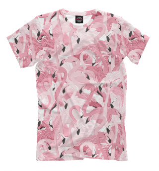 Мужская футболка Фламинго