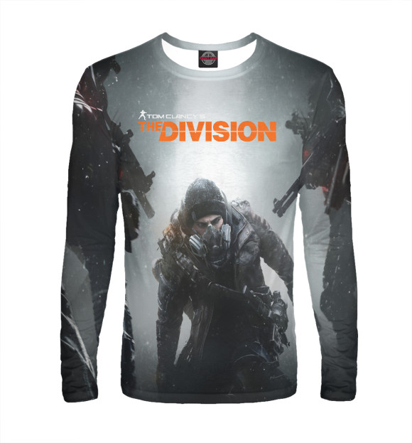 Мужской лонгслив с изображением Tom Clancy's The Division цвета Белый