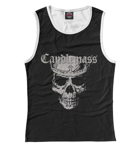 Майка для девочки с изображением Candlemass цвета Белый