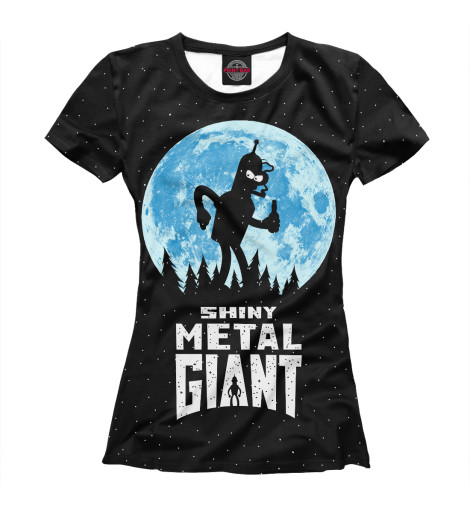 

Футболки Print Bar, Белый, Bender Metal Giant