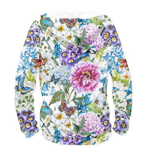 

Худи Print Bar, Белый, Flower Birds