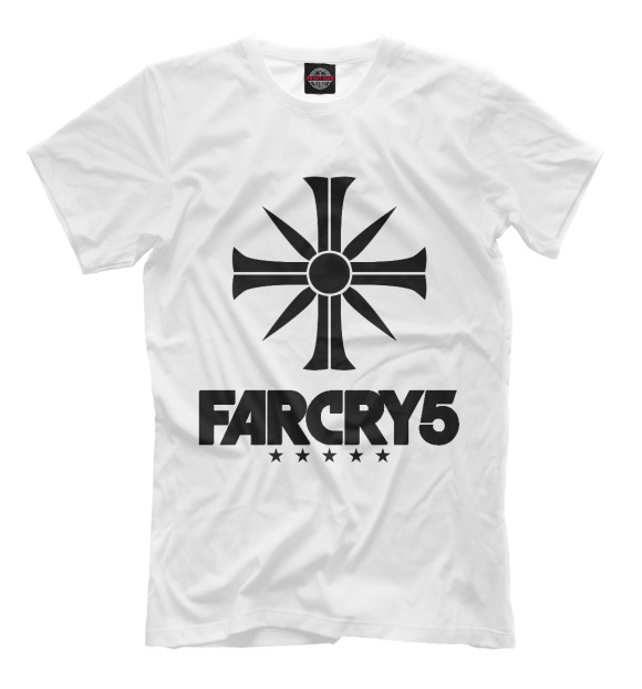 Футболка для мальчиков с изображением Far Cry 5 цвета Молочно-белый