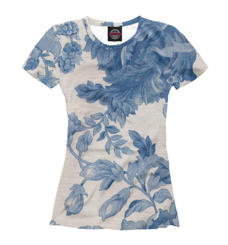 

Футболки Print Bar, Белый, Гжель