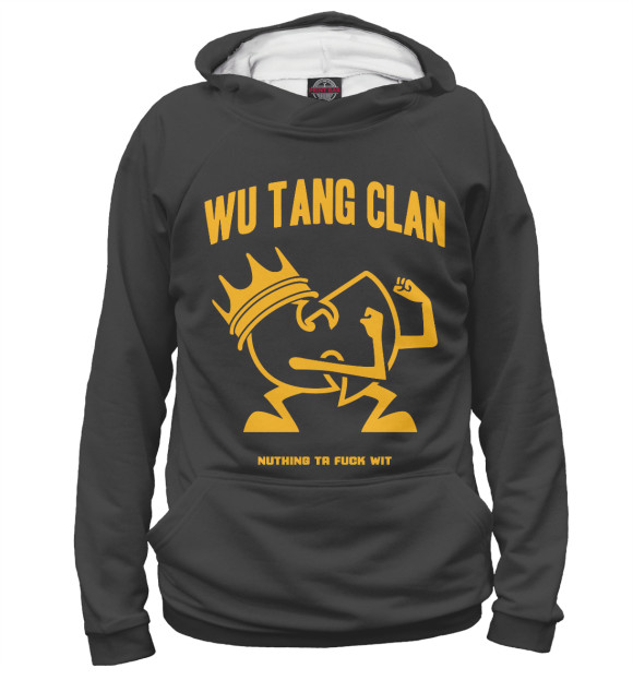 Женское худи с изображением Wu-Tang Clan цвета Белый