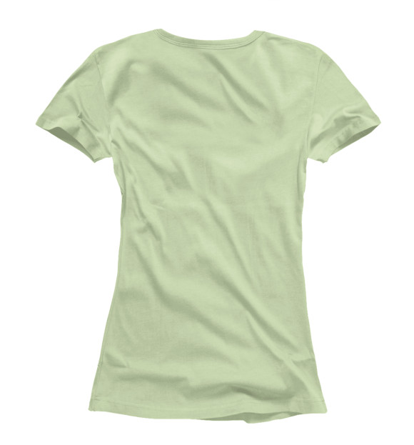 Женская футболка с изображением Аниме постер цвета Белый