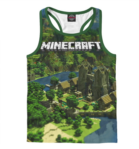 

Майки борцовки Print Bar, Белый, Minecraft