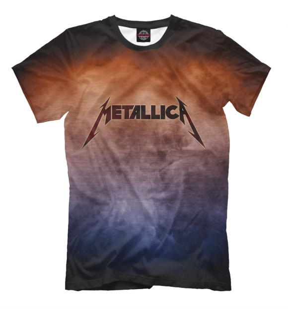 Футболка для мальчиков с изображением Metallica цвета Молочно-белый