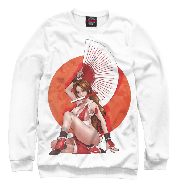 Свитшот для мальчиков с изображением Mai shiranui цвета Белый