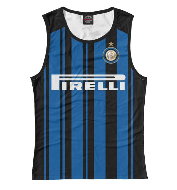 Женская майка с изображением Икарди Форма Домашняя 17/18 цвета Белый