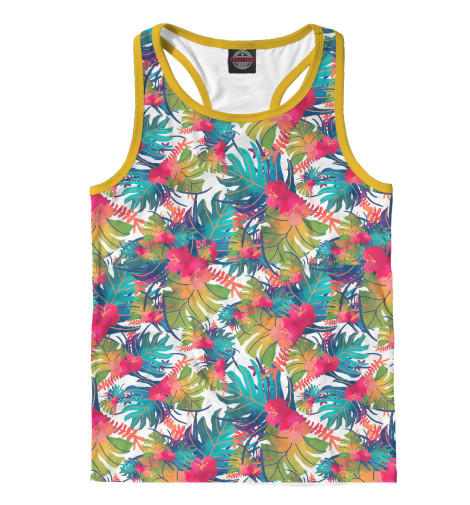 

Майки борцовки Print Bar, Белый, Tropical
