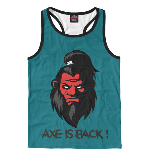 

Майки борцовки Print Bar, Белый, Axe is Back