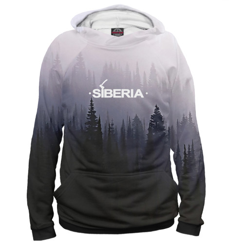 

Худи Print Bar, Белый, SIBERIA