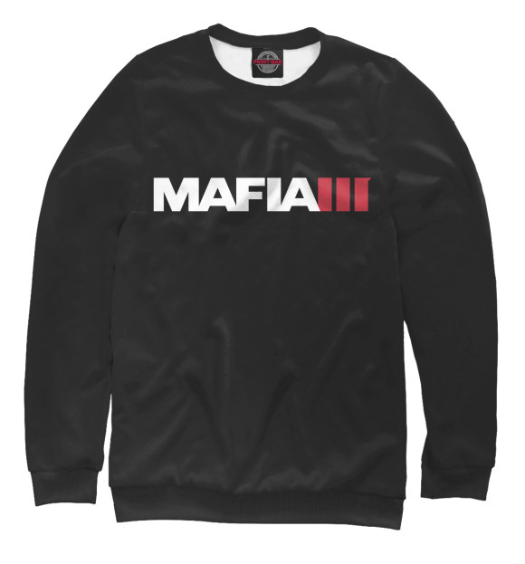 Женский свитшот с изображением Mafia III цвета Белый