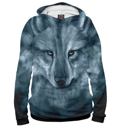 

Худи Print Bar, Белый, Волк