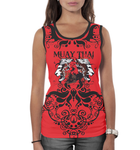 

Майки Print Bar, Белый, Muay Thai