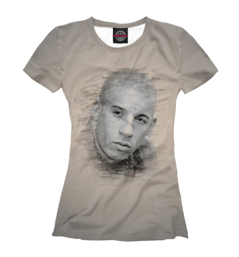 

Футболки Print Bar, Белый, Вин Дизель - Vin Diesel