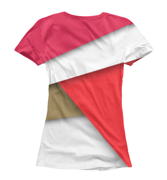 Женская футболка с изображением Арсенал формы цвета Белый
