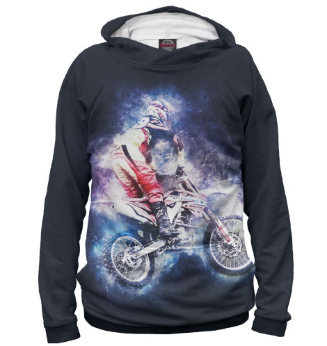 

Худи Print Bar, Белый, Мотоциклист