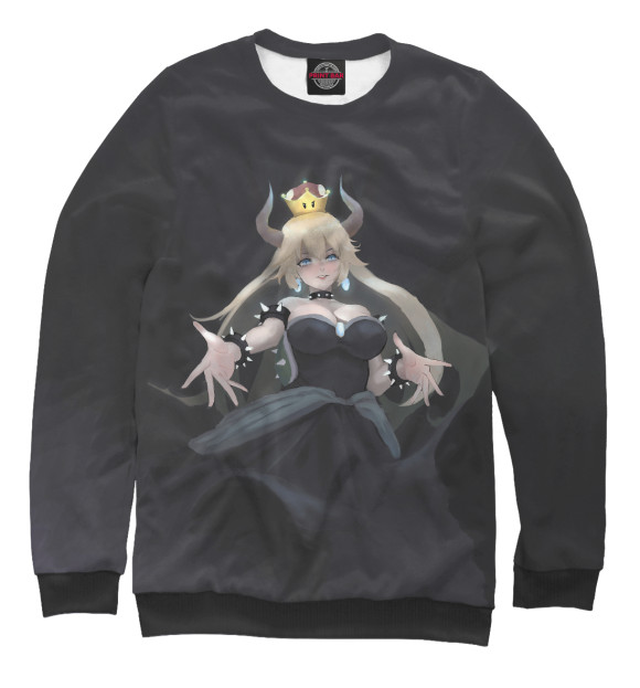 Женский свитшот с изображением Объятия цвета Белый