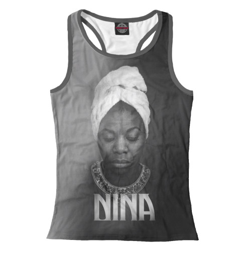 

Майки борцовки Print Bar, Белый, Nina Simone