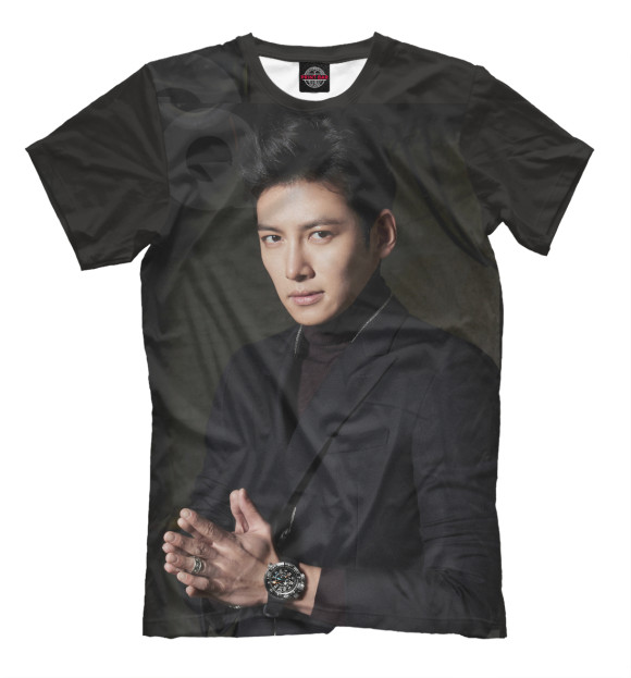 Мужская футболка с изображением Чан Джи Ук / Chang Ji Wook цвета Черный