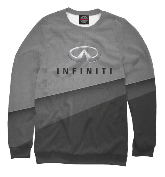 Свитшот для мальчиков с изображением Infiniti цвета Белый