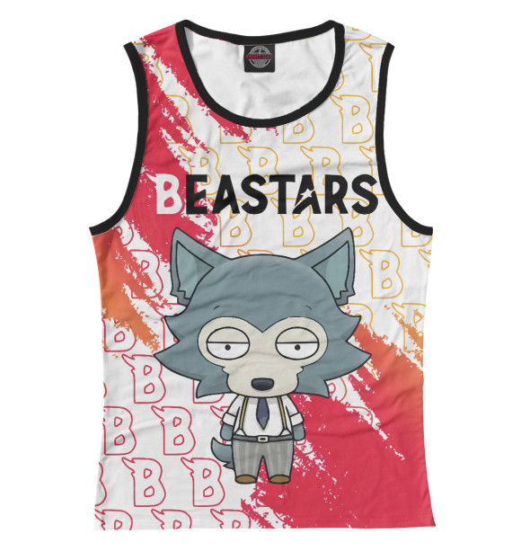 Майка для девочки с изображением BEASTARS цвета Белый