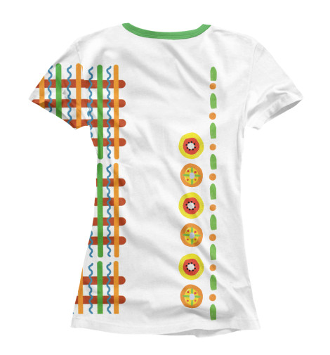 

Футболки Print Bar, Белый, Дымковский орнамент