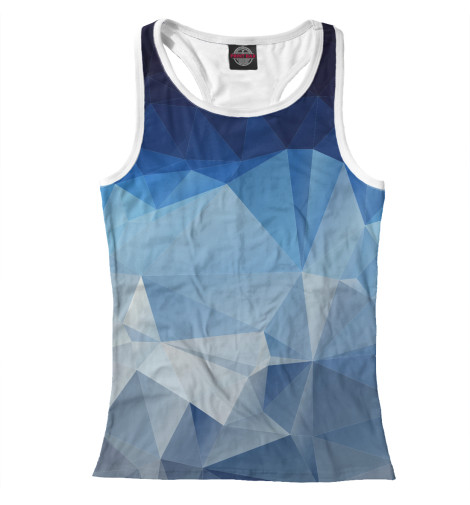 

Майки борцовки Print Bar, Белый, Polygonal