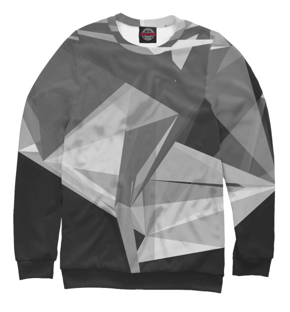 Свитшот для девочек с изображением Camo abstraction цвета Белый