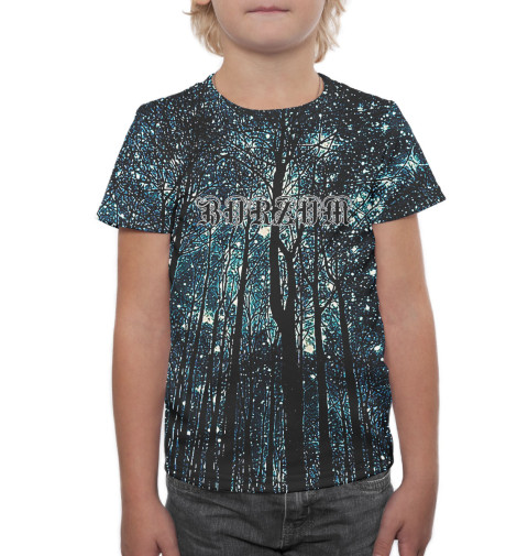 

Футболки Print Bar, Черный, Burzum