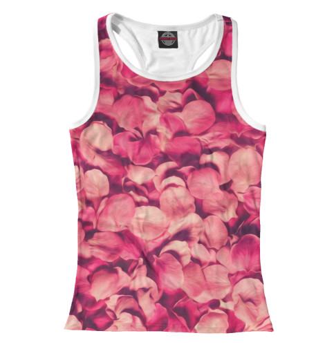 

Майки борцовки Print Bar, Белый, Лепестки роз