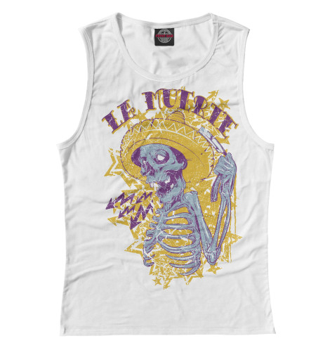 

Майки Print Bar, Белый, La Muerte