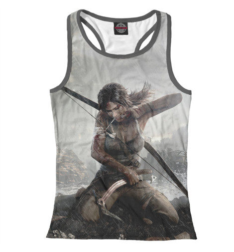 

Майки борцовки Print Bar, Белый, Tomb Raider