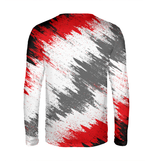 Мужской лонгслив с изображением Audi цвета Белый