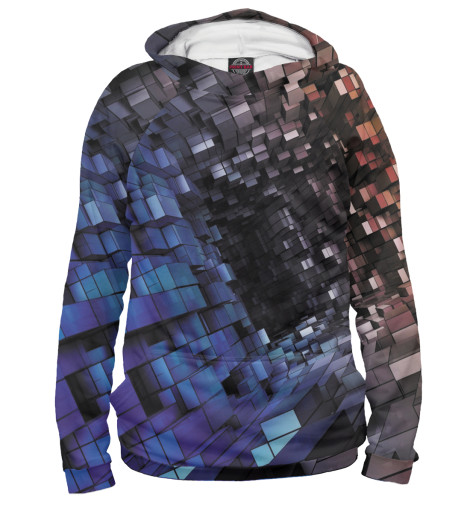 

Худи Print Bar, Белый, Куб