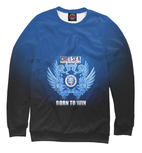 

Свитшоты Print Bar, Белый, Chelsea - Born to win