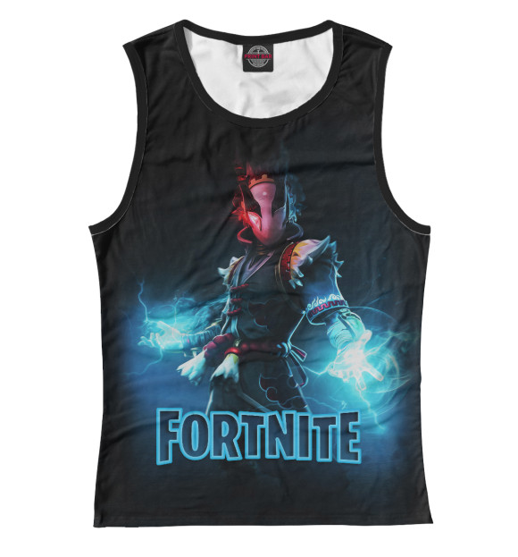 Майка для девочки с изображением FORTNITE цвета Белый