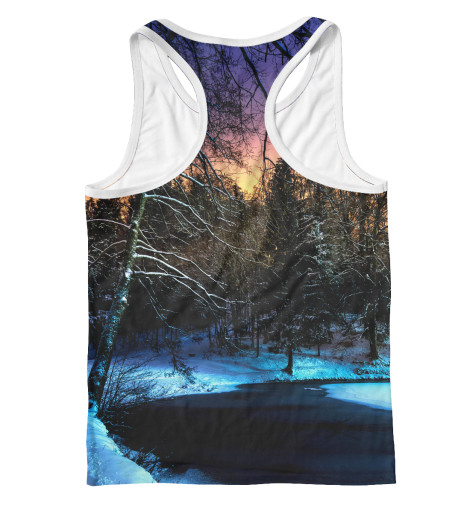 

Майки борцовки Print Bar, Белый, Лес