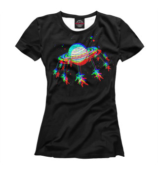 Женская футболка Psychedelic Space