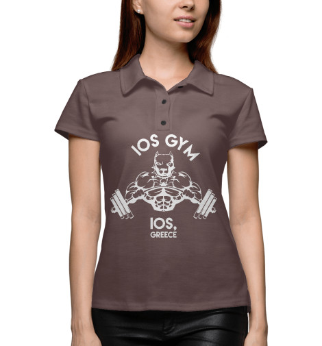 

Поло Print Bar, Белый, Gym