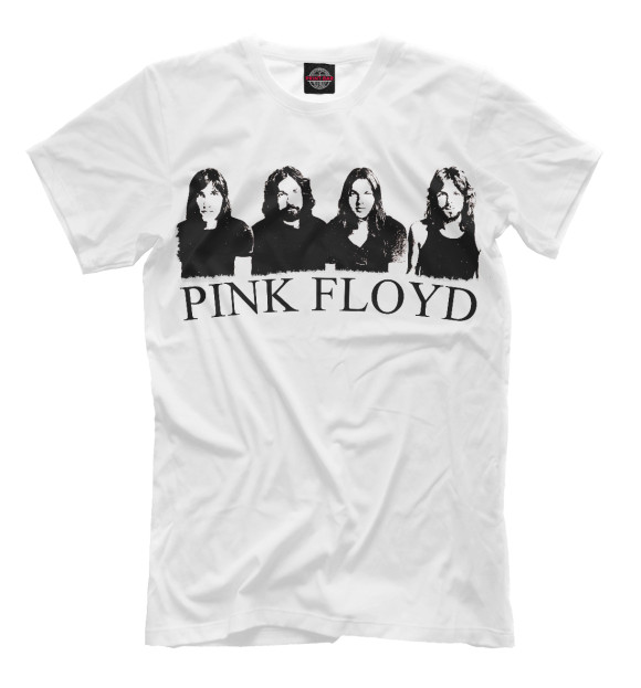 Футболка для мальчиков с изображением Pink Floyd цвета Молочно-белый