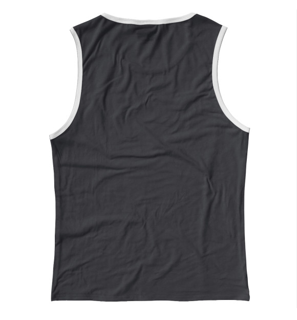 Женская майка с изображением Пейзаж с котиком цвета Белый