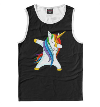 Мужская майка Dabbing Unicorn