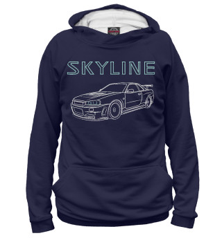 Худи для девочки Nissan Skyline R34