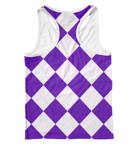 

Майки борцовки Print Bar, Белый, Фиолетовые кубики