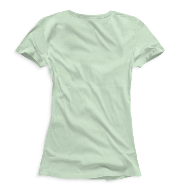 Женская футболка с изображением Петр I цвета Белый