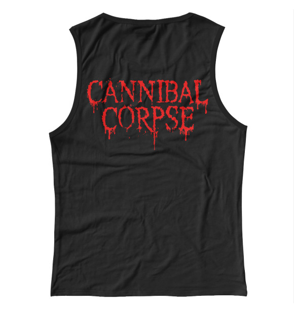 Майка для девочки с изображением Cannibal Corpse цвета Белый